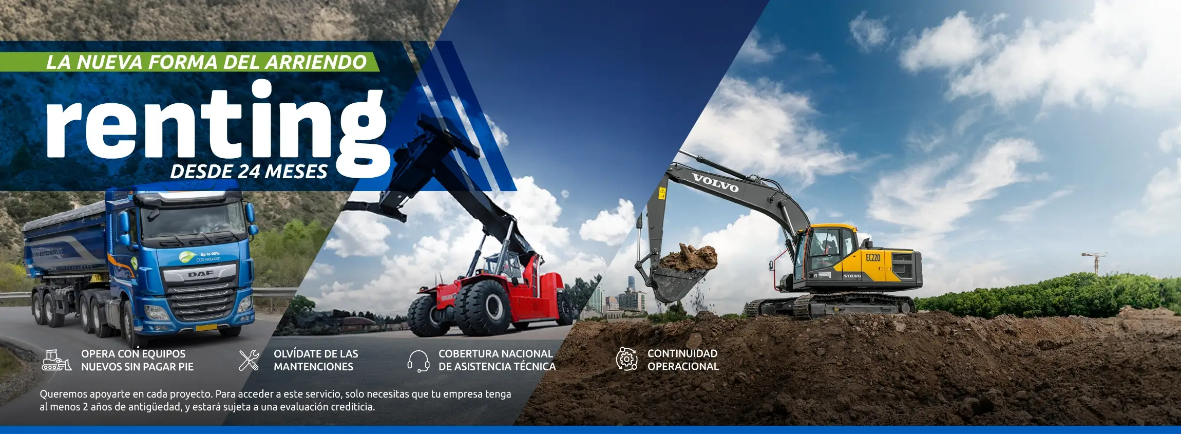 empresas de renting de maquinaria